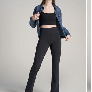 NWT American Tall Black Flare Yoga Pants for Women